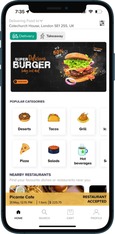 Ubereats Clone | UberEats Clone Script - Deliware