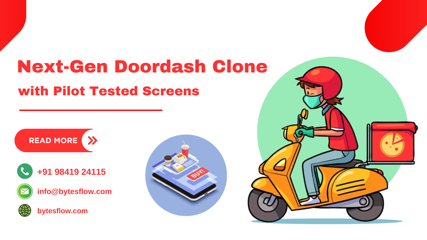 NextGen Doordash Clone with Pilot Tested Screens