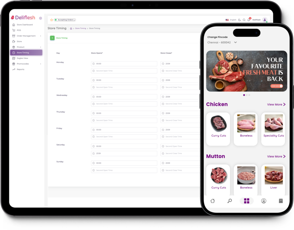 deliflesh best meat delivery app development