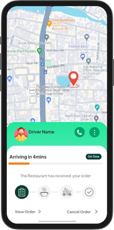 Driver and trip tracking system in Careem Clone App