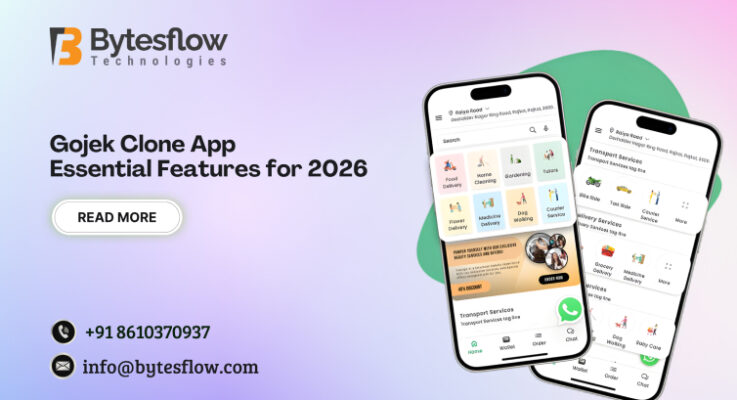Gojek Clone App Essential Features for 2026