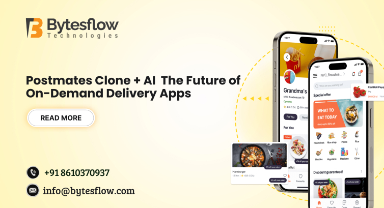 Postmates Clone + AI — The Future of On-Demand Delivery Apps