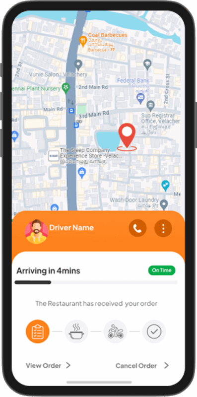 Swiggy Clone Location Track