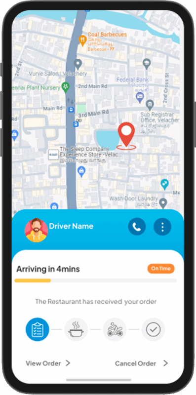 Wolt Clone Location Track