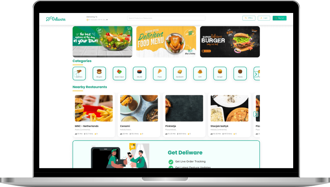 Zomato Clone For Web