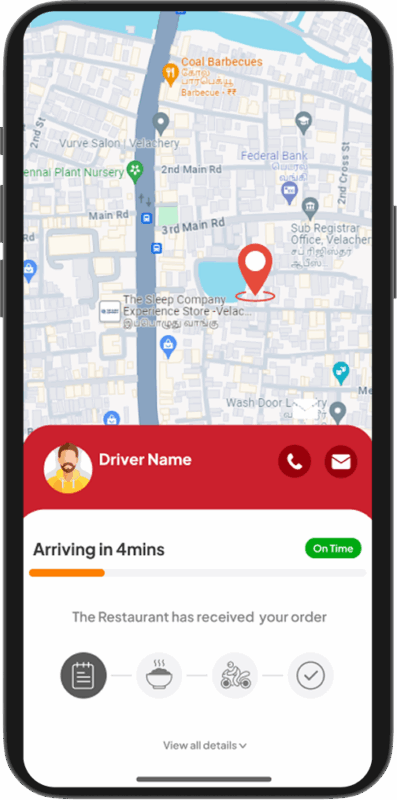 Zomato Clone Location Trackpage