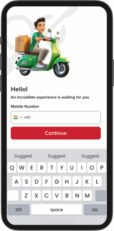 Zomato Clone Login Page