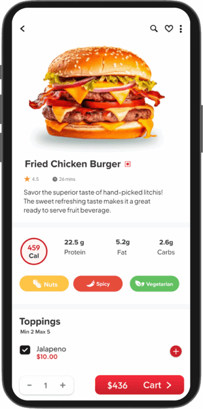 Zomato Clone Productdetail Page