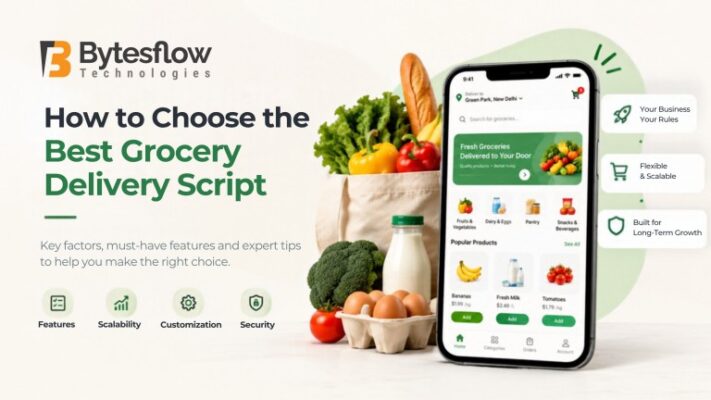 How to Choose the Best Grocery Delivery Script with Key Features, Customization, Scalability, Security, and Support